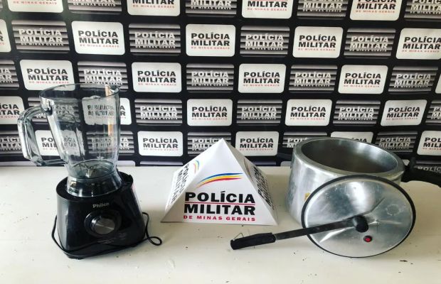 Ação de militares resulta na recuperação de objetos furtados em escola e prisão de autor