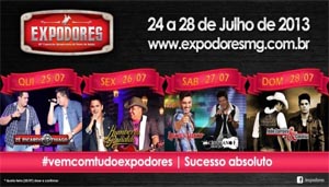 Expodores divulga suas atrações para 2013